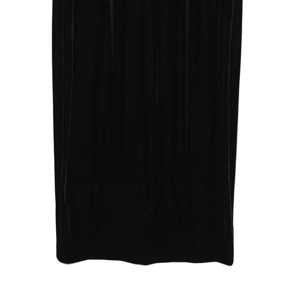 Vintage Adrianna Papell Occasions Brown Velvet Maxi Dress Sleeveless 16W - Picture 6 of 12